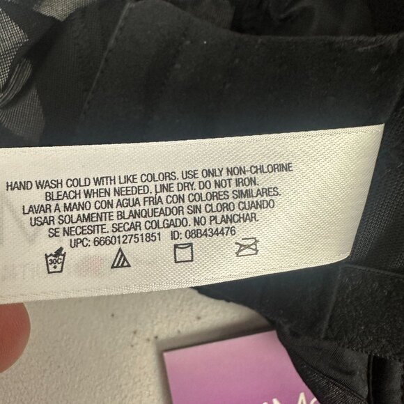 Fit For Me Fruit Of The Loom 38G Bra 60 Degree Stretch Black Unlined Underwire - Picture 9 of 9